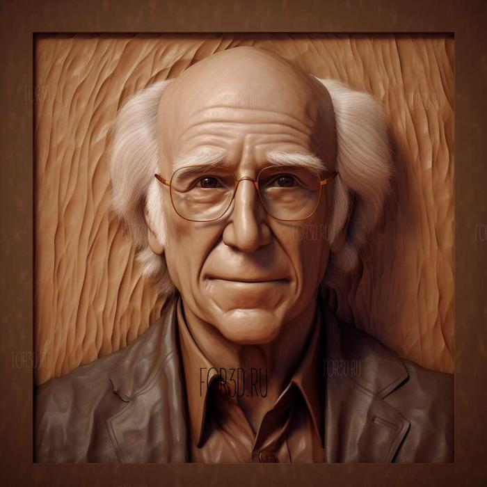 larry david 4 stl model for CNC
